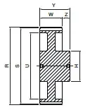 Zwrot pieniędzy Koło pasowe zębate PD50H200 SIT